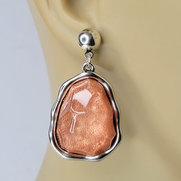 Chunky Drop Earrings - Picture 2 of 8